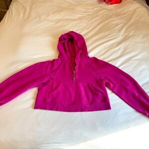Lululemon Cropped Hoodie Half Zip Scuba Sweatshirt size XS/S